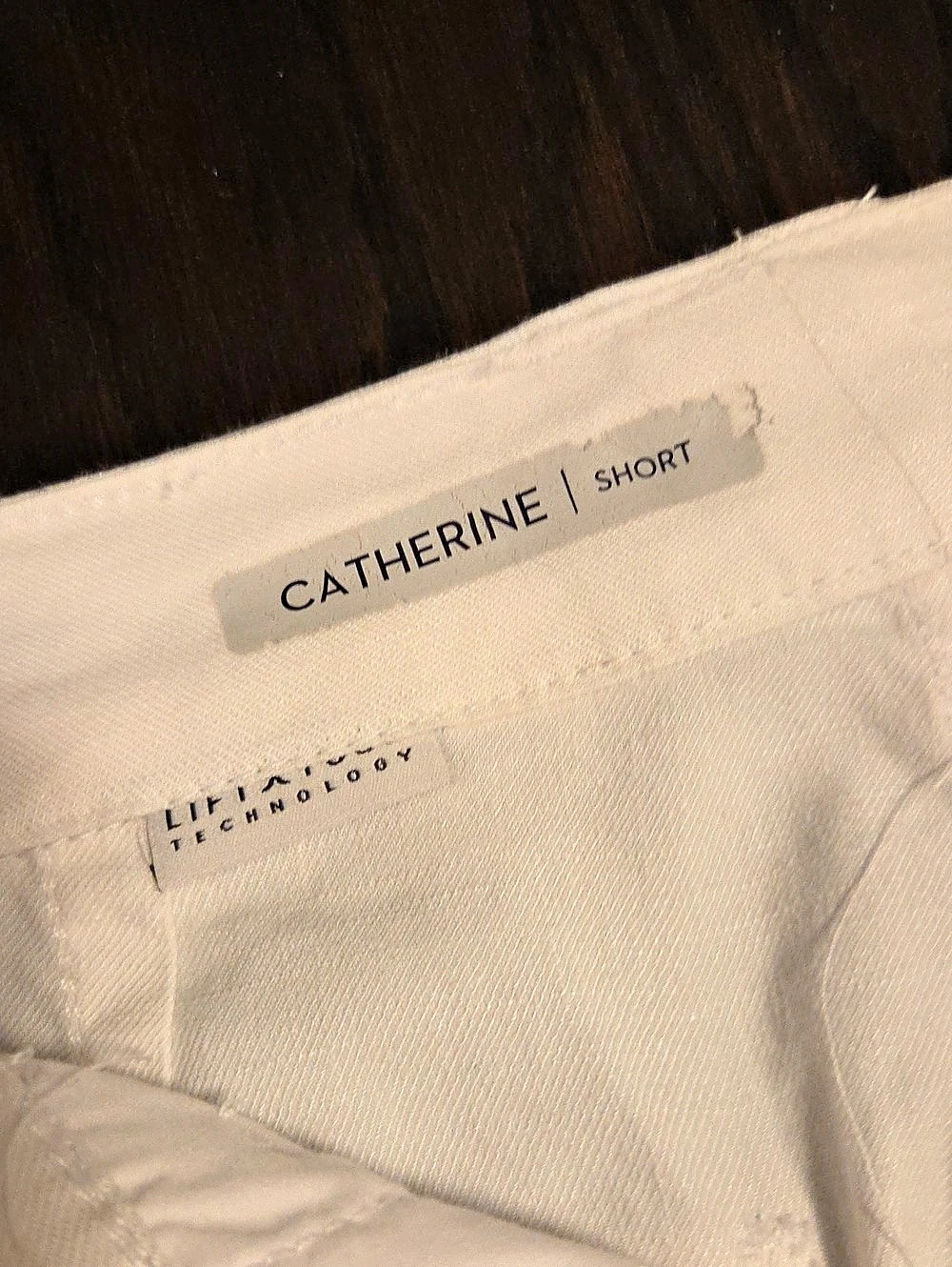 NYDJ Catherine Short in Stretch Linen Bermuda Shorts in White Size 10 - Picture 3 of 5